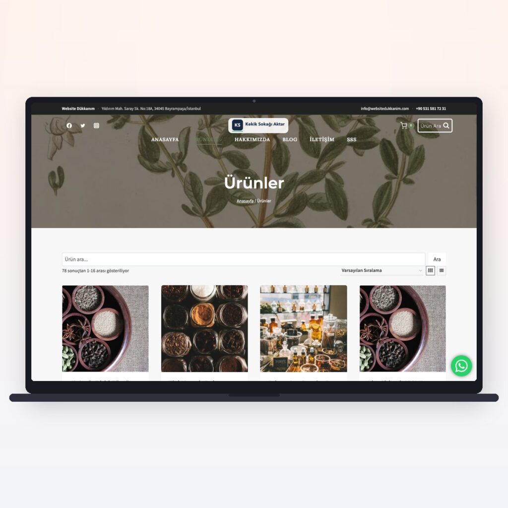 Herbalist & Natural Products — önizleme