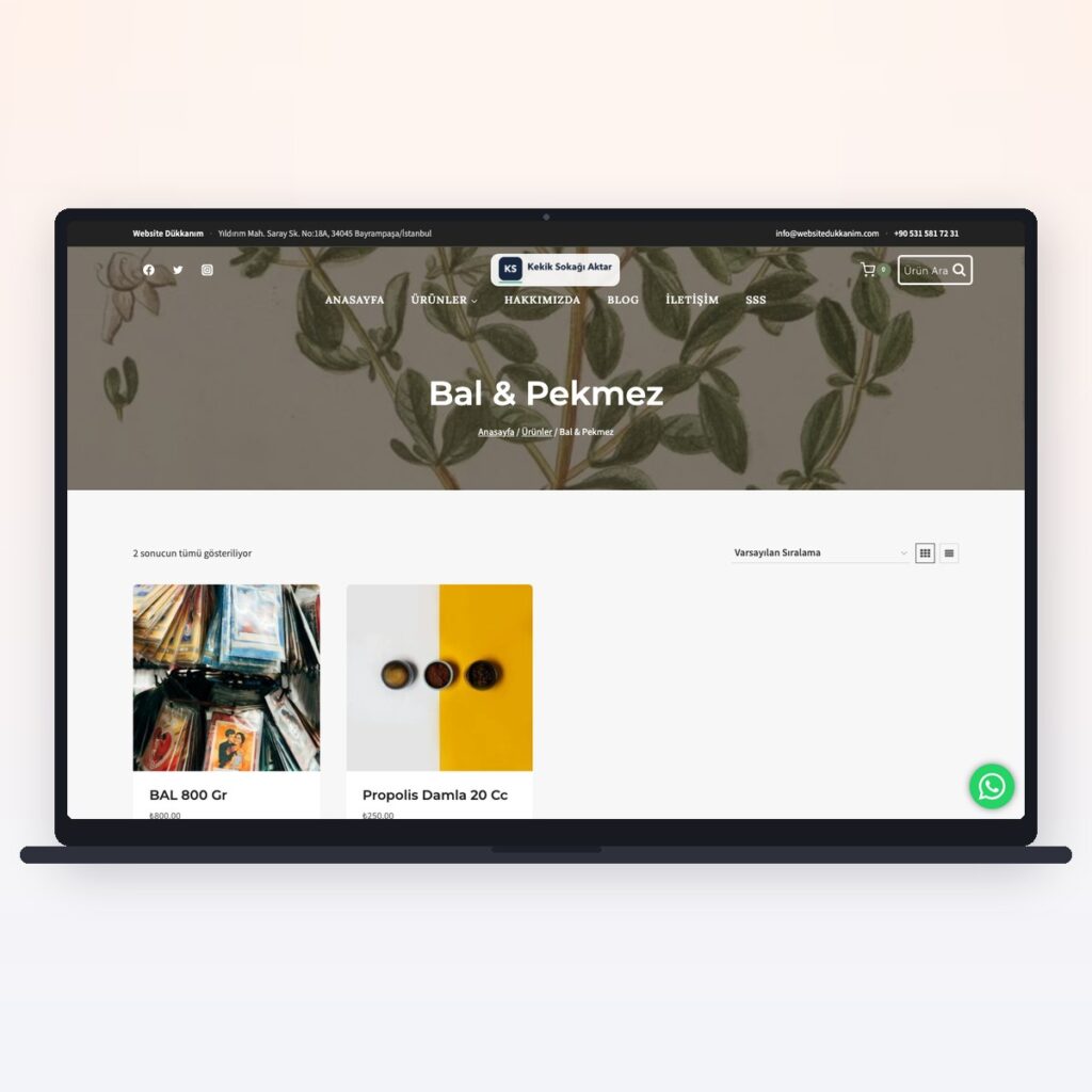 Herbalist & Natural Products — önizleme