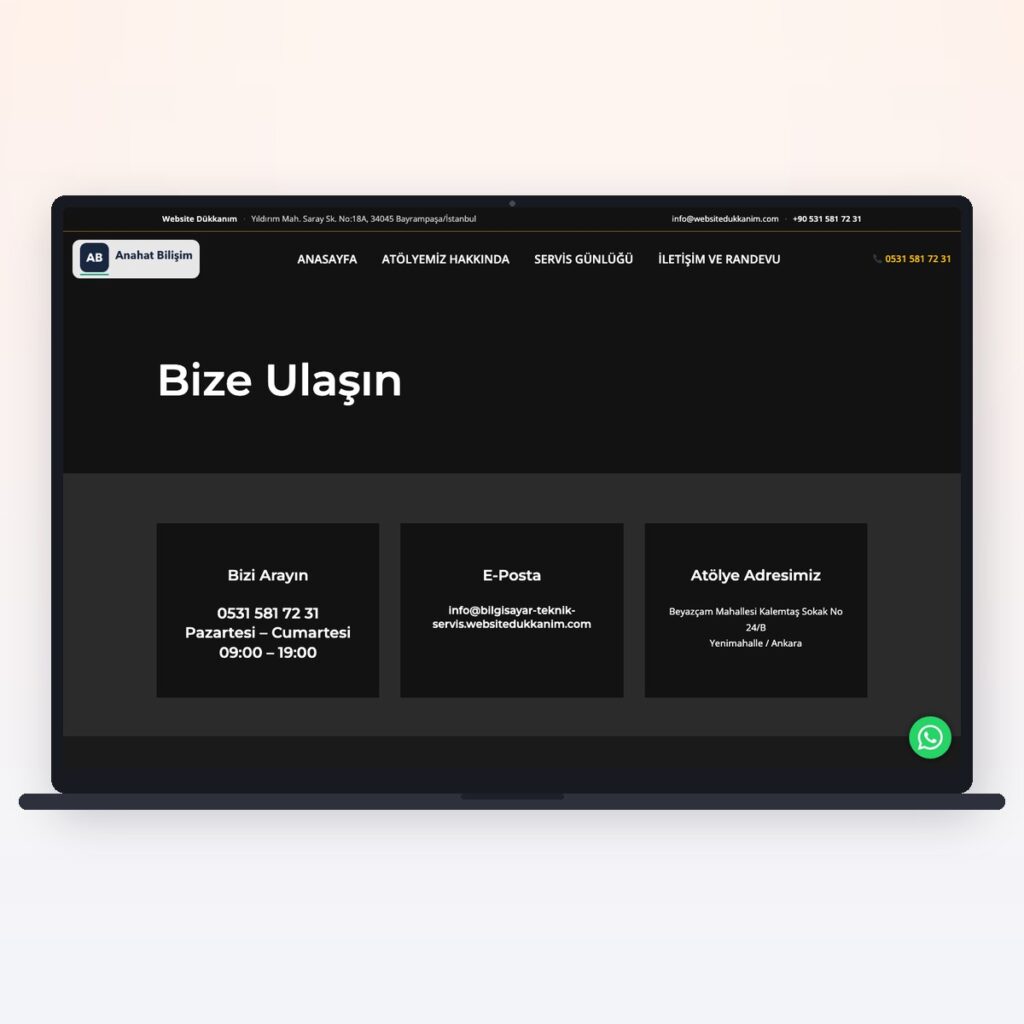 Réparation & service technique — önizleme