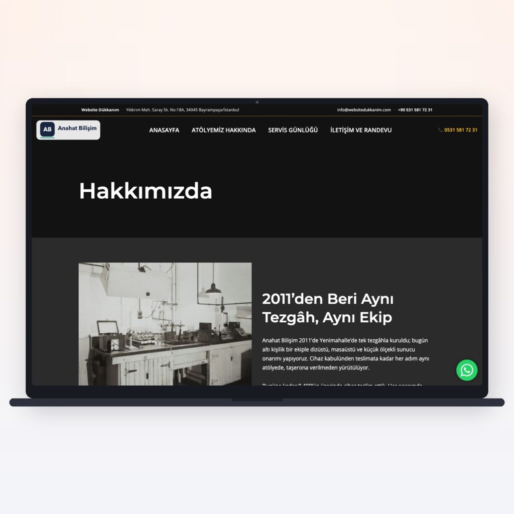 Réparation & service technique — önizleme
