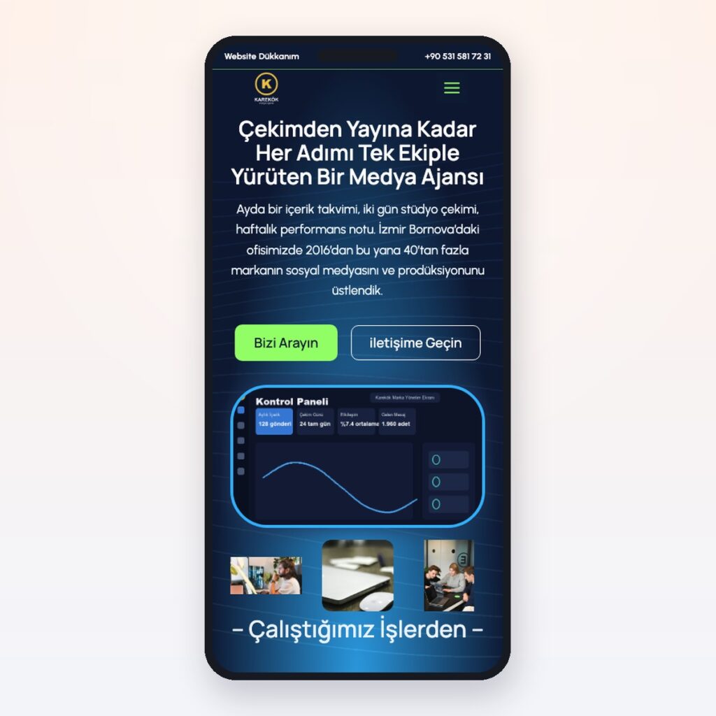 Agence & services créatifs — önizleme