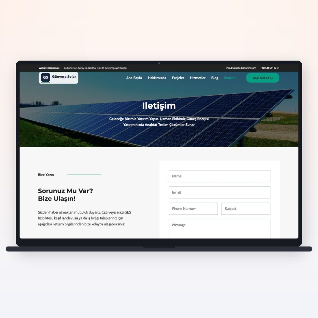 Energy & Installations — önizleme
