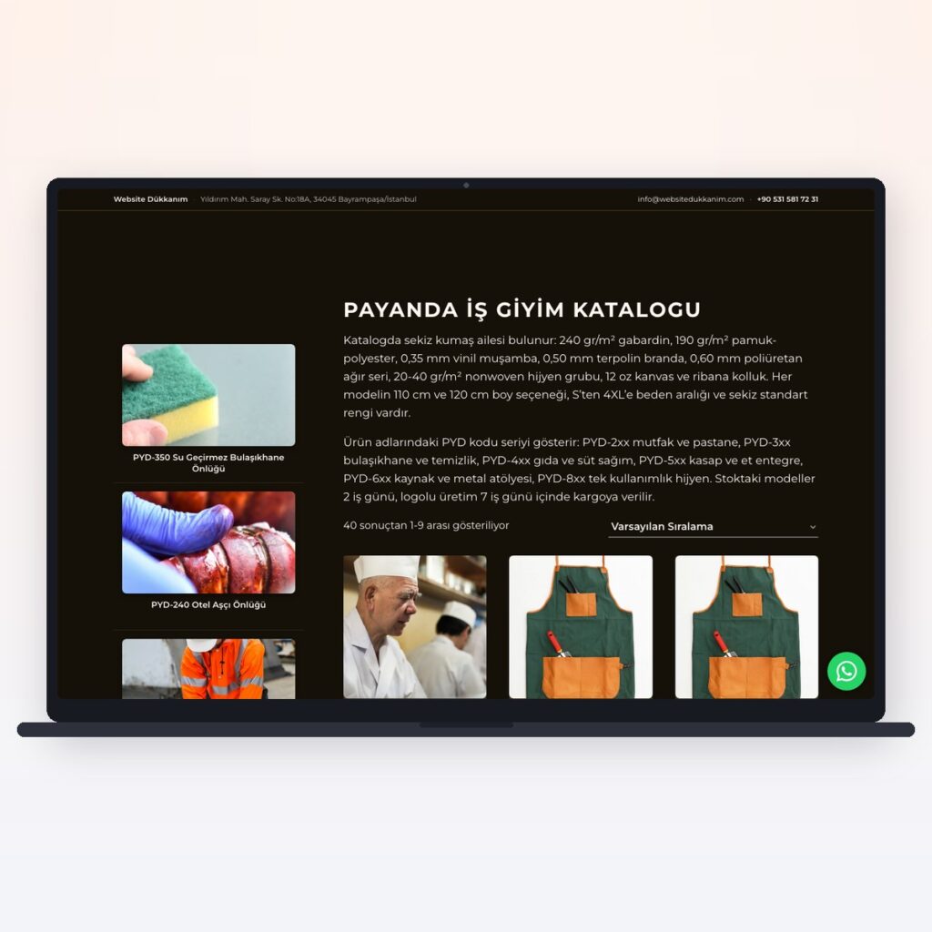 Textiles & Clothing — önizleme