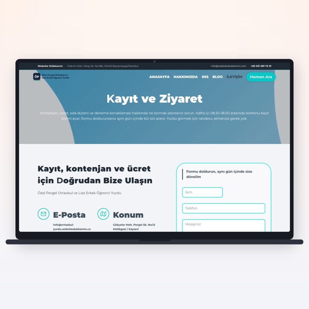 École & cours — önizleme