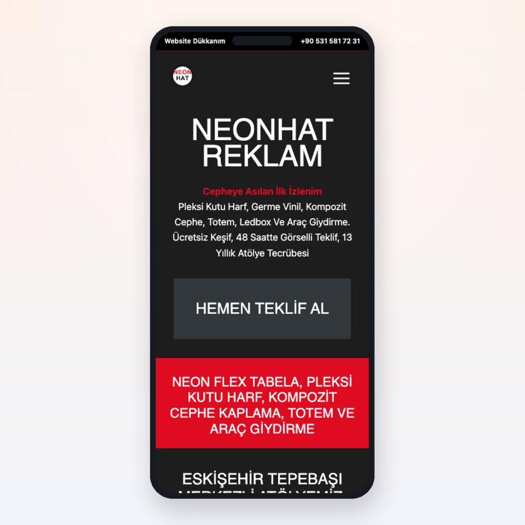 Enseignes & production publicitaire — önizleme
