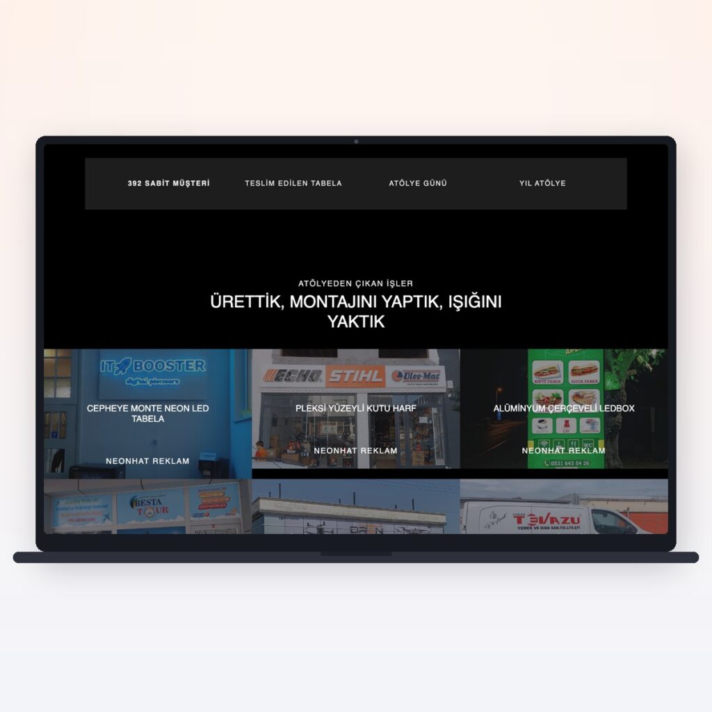 Enseignes & production publicitaire — önizleme