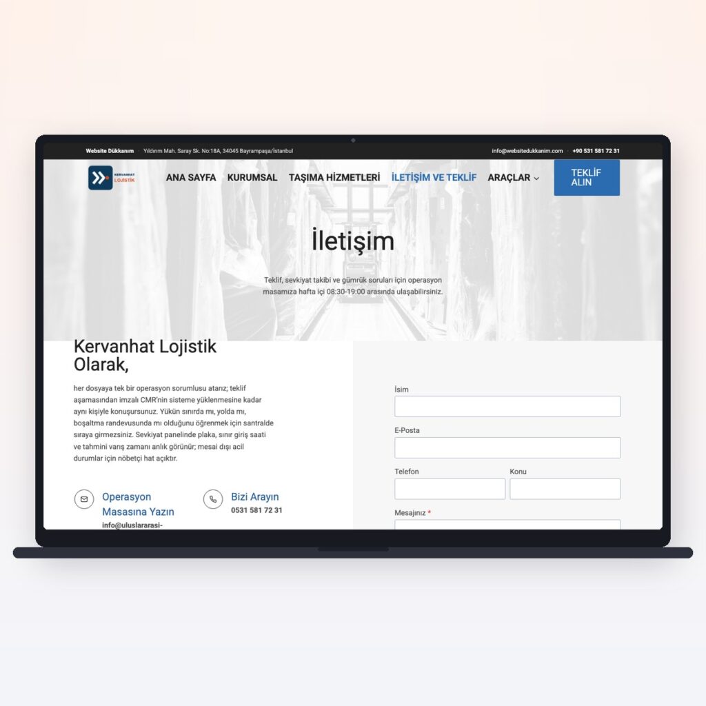 Logistics & Freight — önizleme