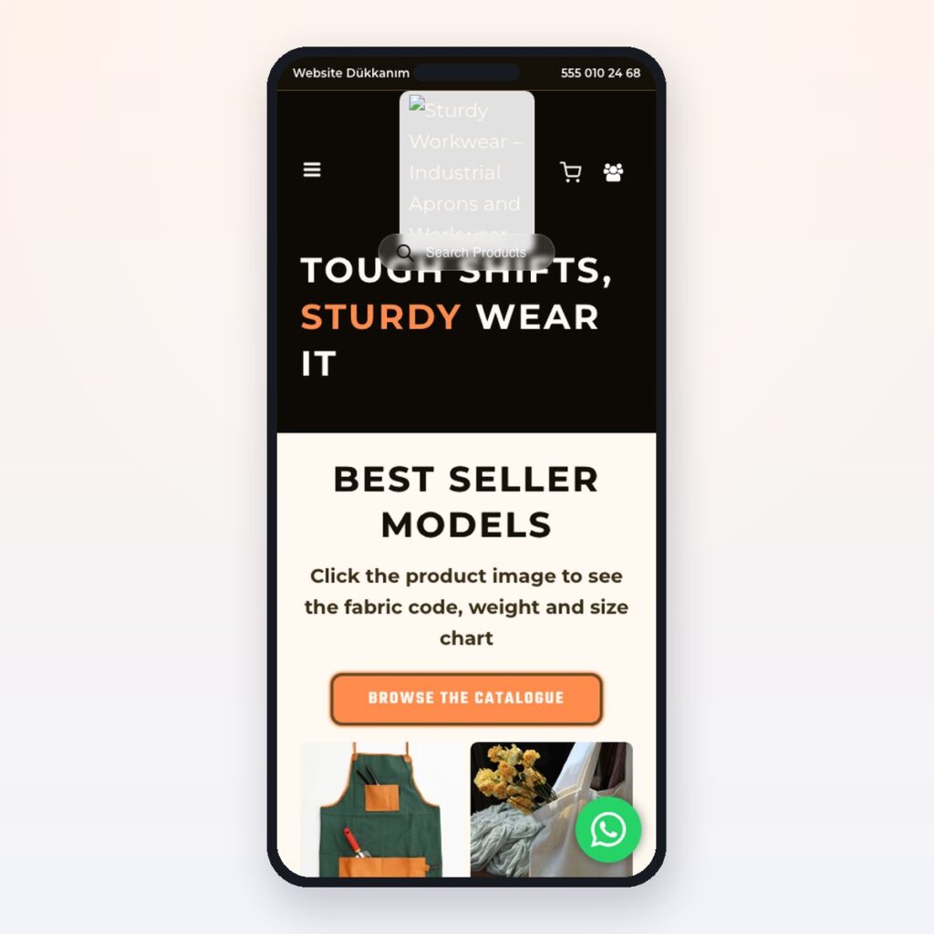 Textil & Bekleidung — önizleme