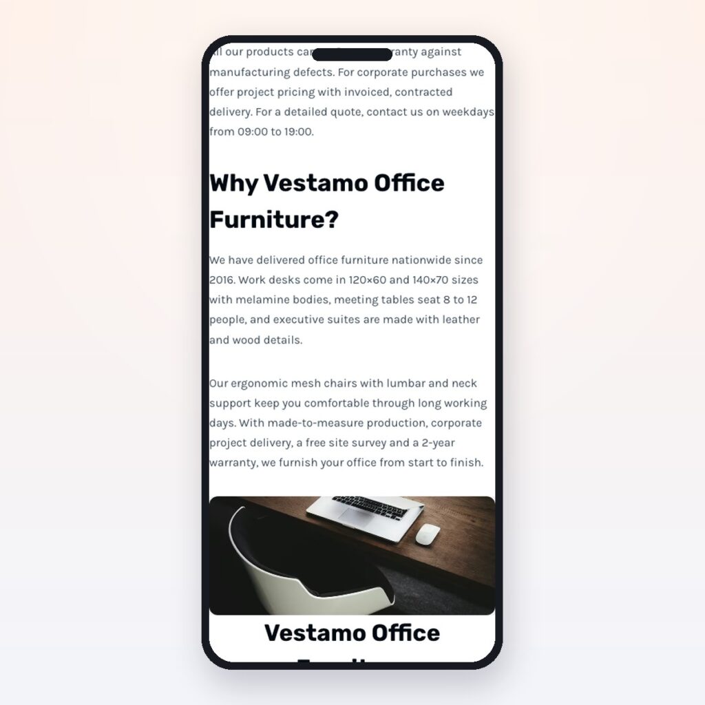 Furniture & Interiors — önizleme