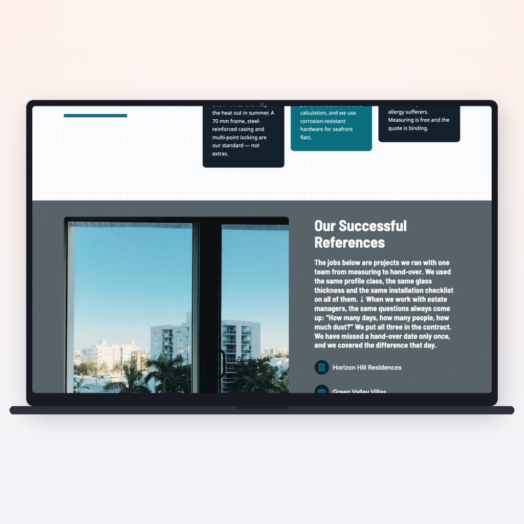 Windows & Glass Systems — önizleme