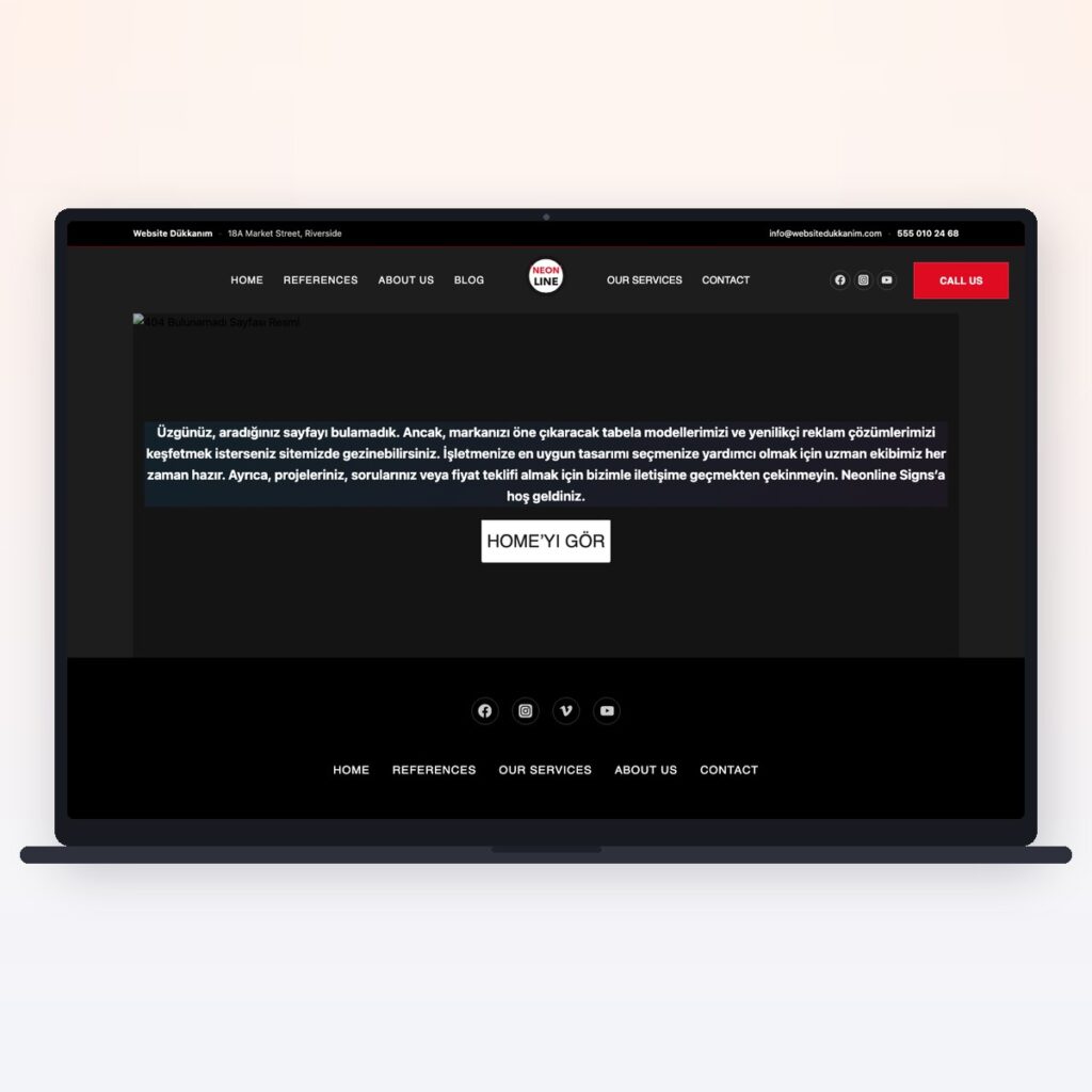 Signage & Advertising Production — önizleme