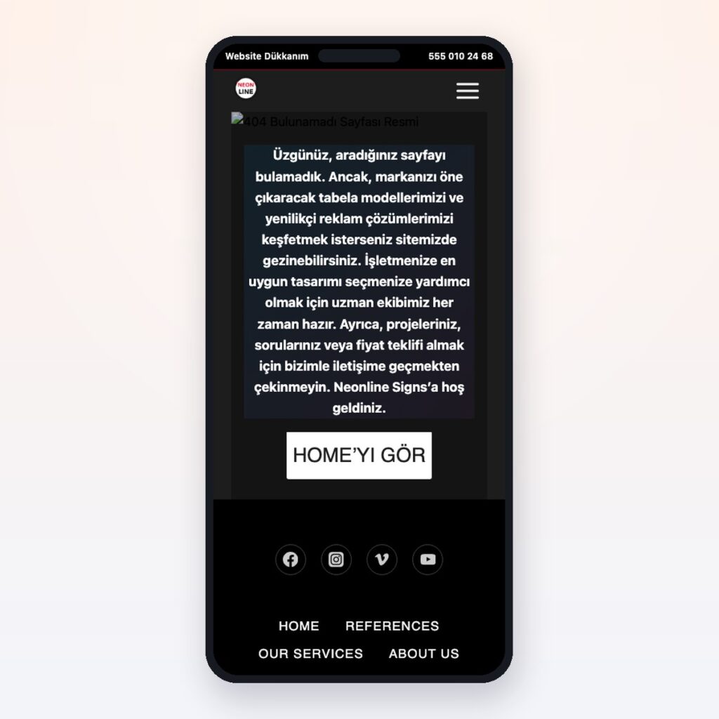 Signage & Advertising Production — önizleme