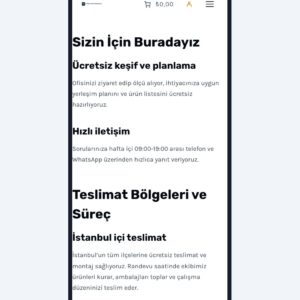 Ofis Mobilyası hazır web sitesi tasarımı önizlemesi