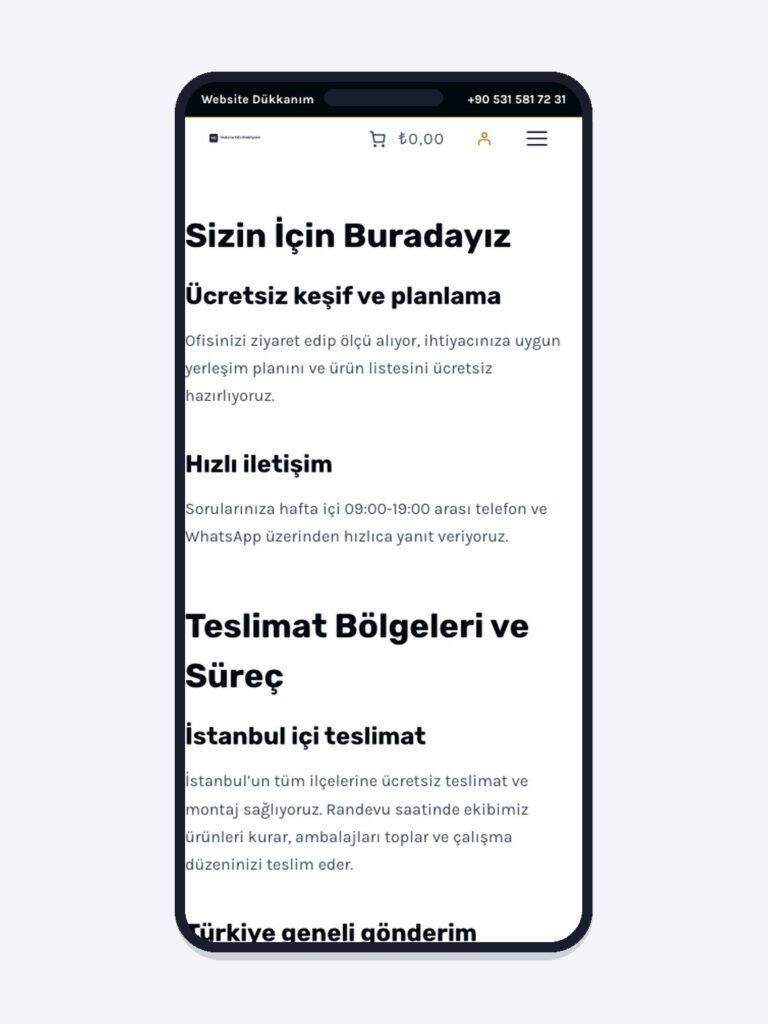 Ofis Mobilyası