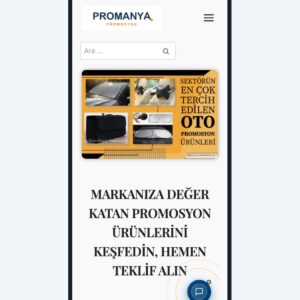 Promosyon Ürünleri hazır web sitesi tasarımı önizlemesi