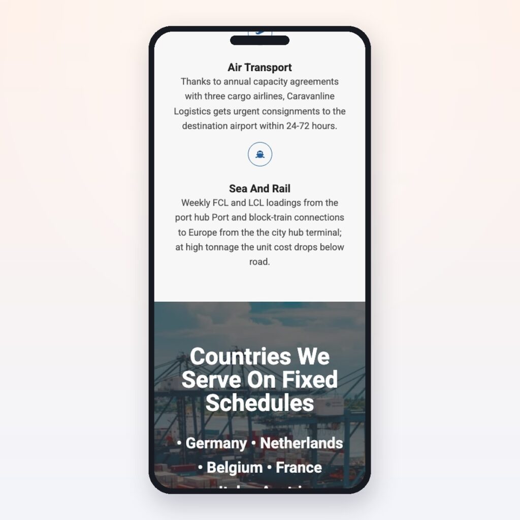Logistics & Freight — önizleme