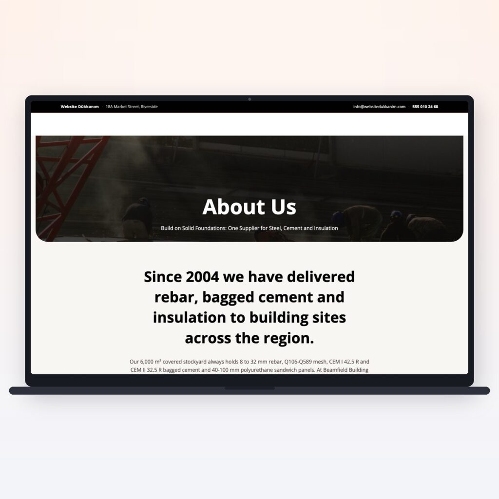 Builders Merchant & Materials — önizleme
